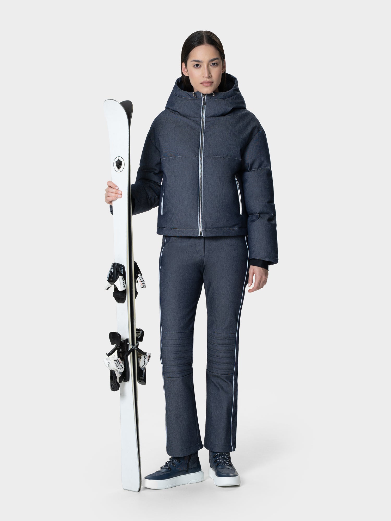 Alberta Denim Ski Jacket