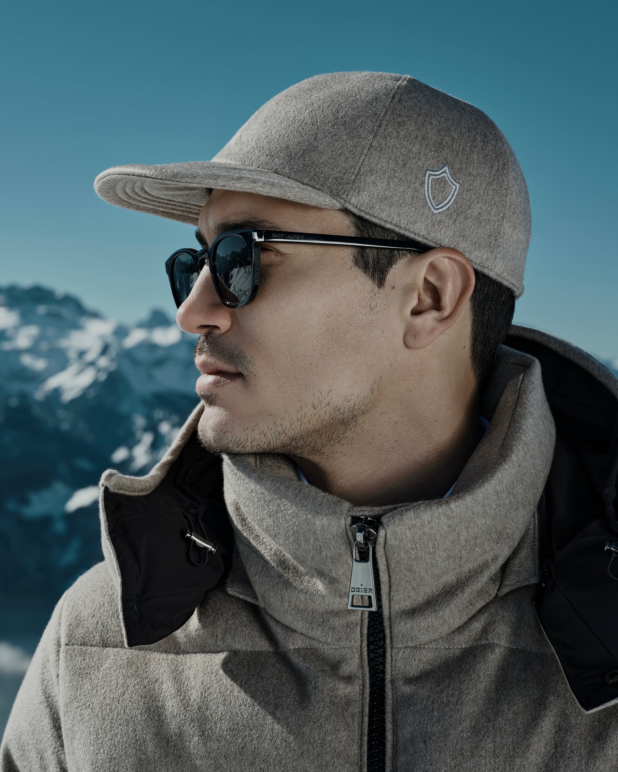 Dragon ski jacket black - luxury men's ski outerwear