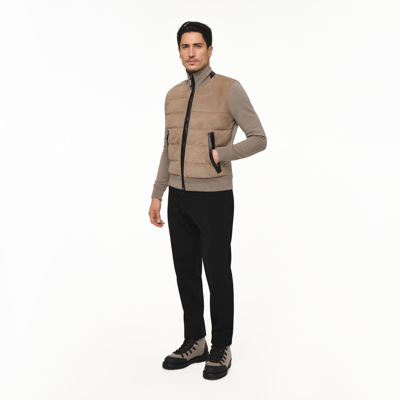 Takao Suede Cardigan