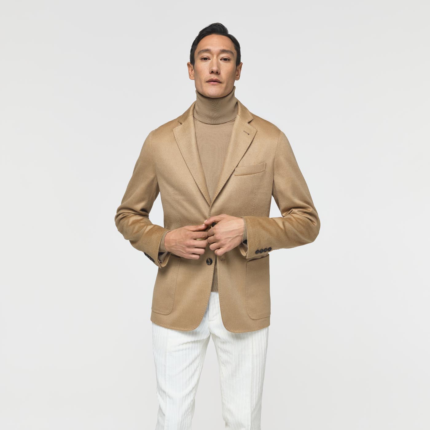 Venezia blazer cognac - luxury women's blazer