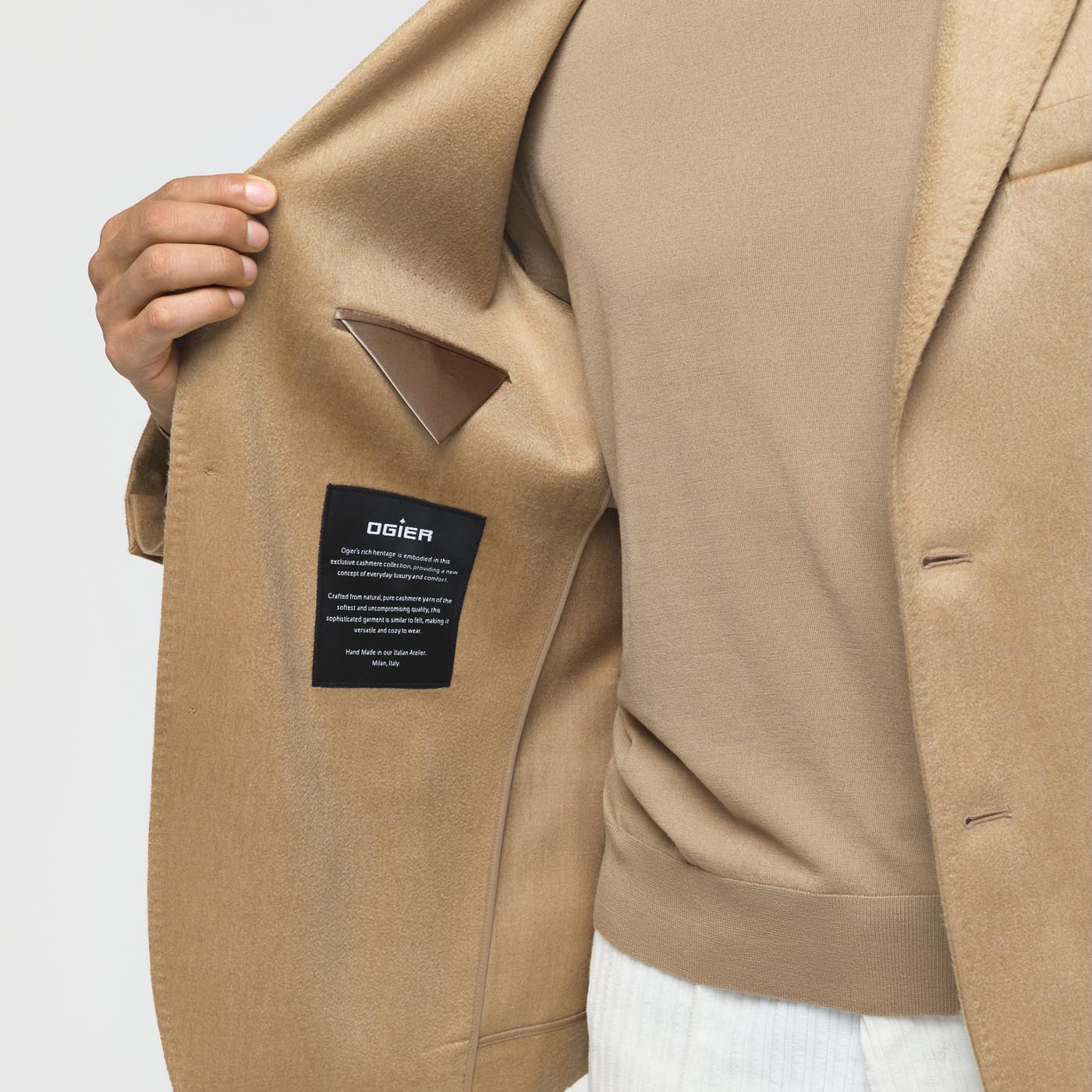 Venezia blazer cognac - luxury women's blazer