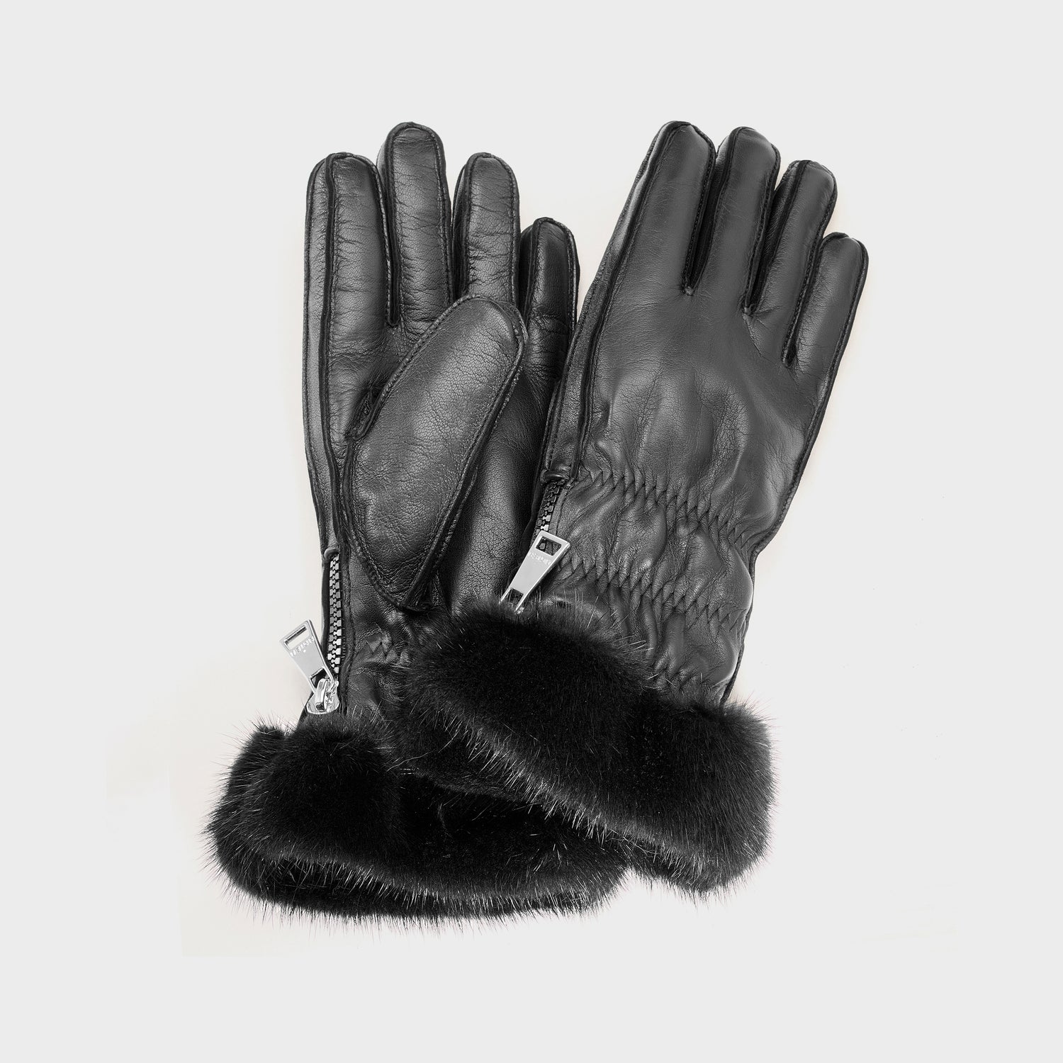 Nastya Mink Ski Gloves