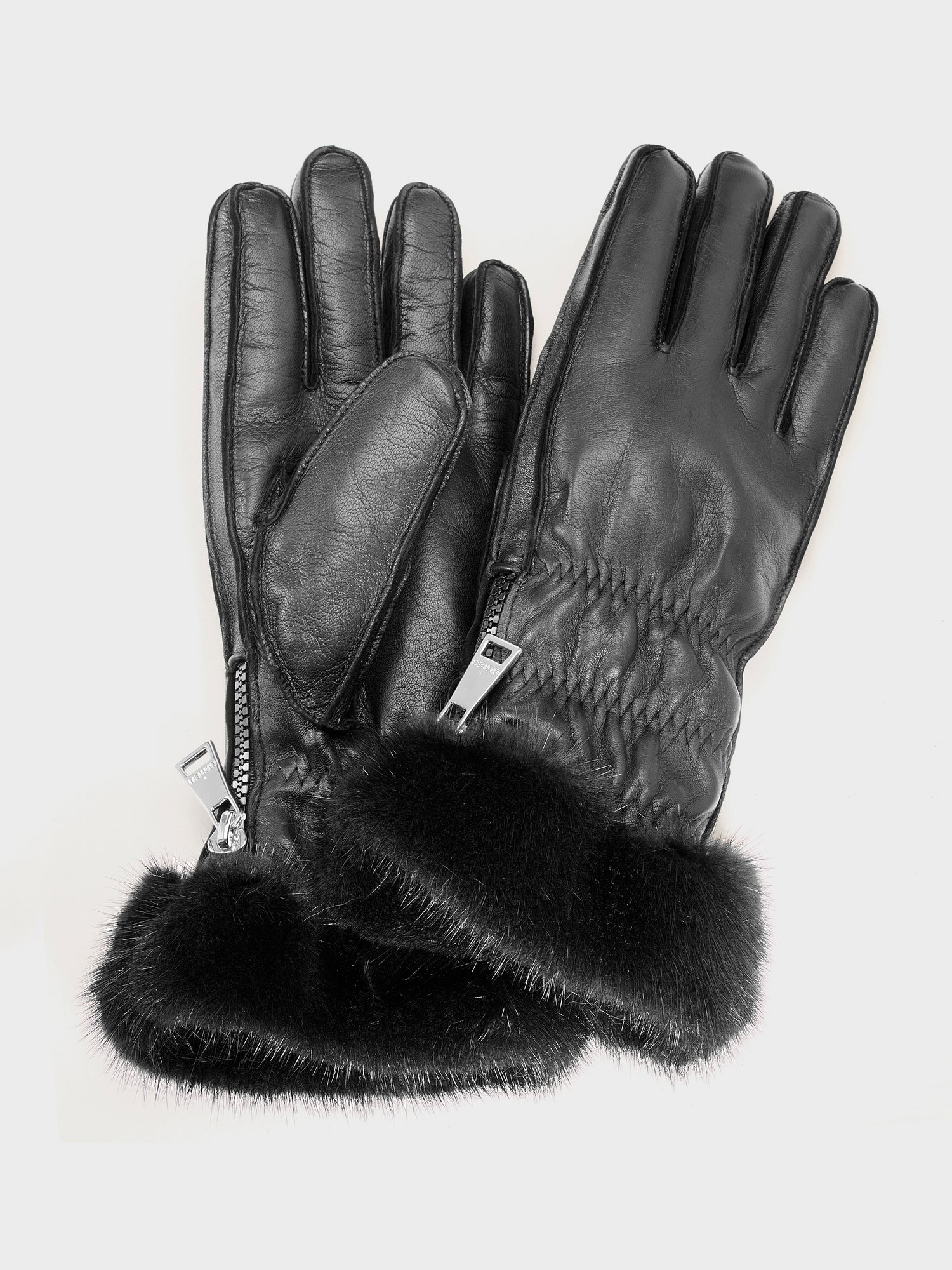 Nastya Mink Ski Gloves