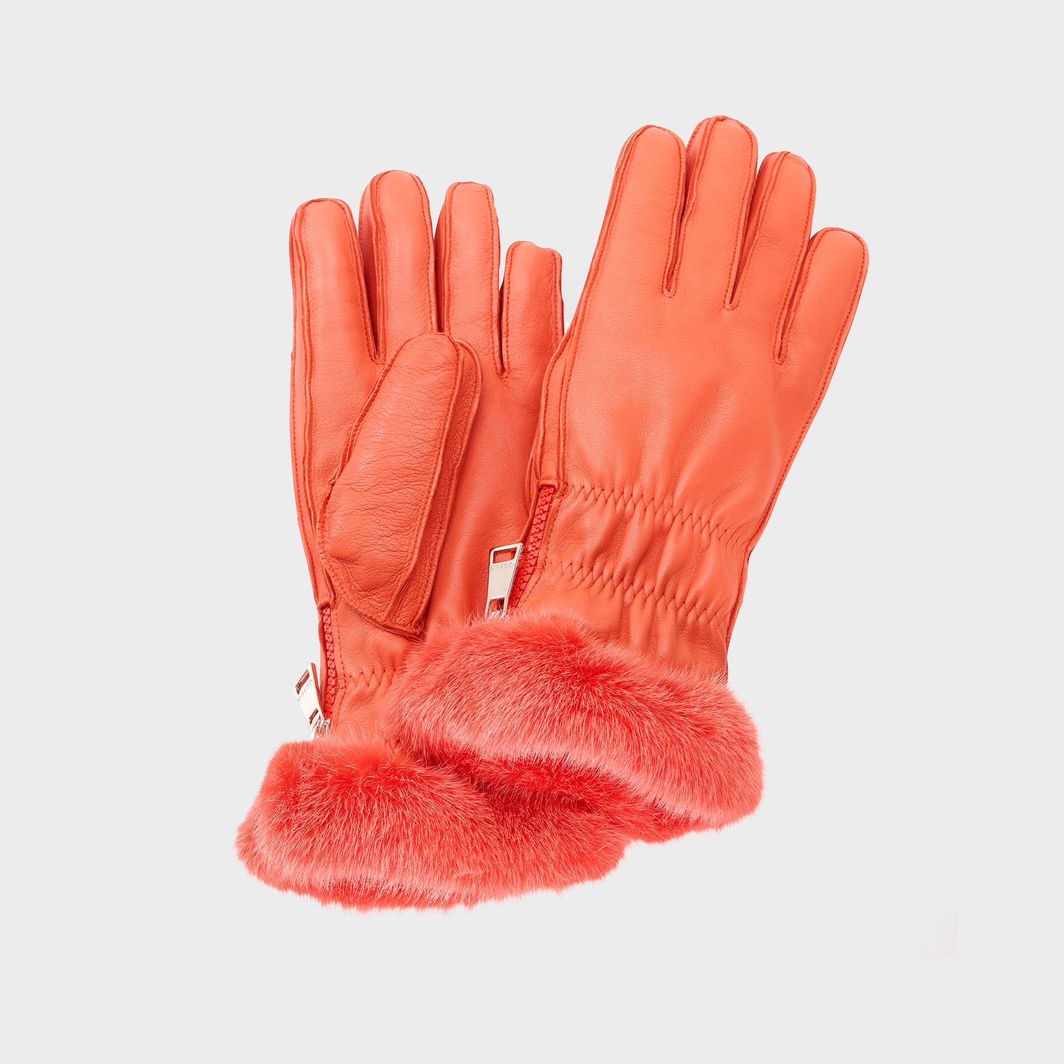 Nastya Mink Ski Gloves